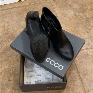 Black Ecco Booties